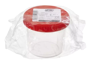 Pojemnik jałowy na mocz 120 ml Apteo do pobierania próbek moczu