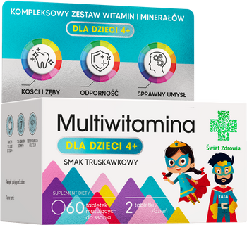 MULTIWITAMINA DLA DZIECI 4+, 60 szt.