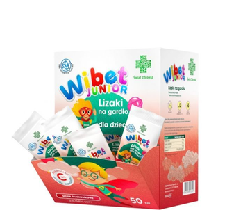 WIBET LIZAKI NA GARDŁO BEZ CUKRU