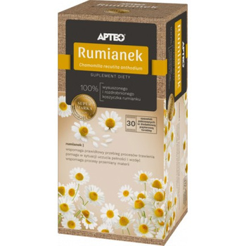 Rumianek APTEO 30 saszetek 100% koszyczek rumianku
