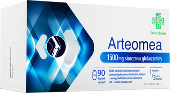 Arteomea 90 kapsułek 1500 mg siarczanu gluzkozaminy