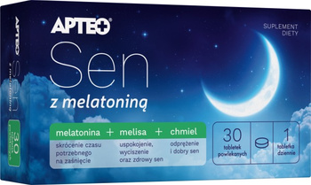 Sen APTEO z melatoniną 30 tabletek