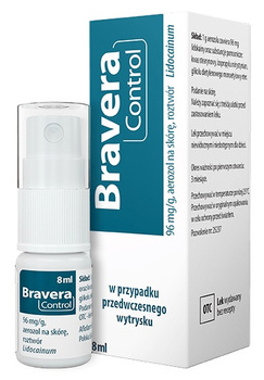 Bravera Control 96 mg/g aerozol na skórę roztwór 8 ml