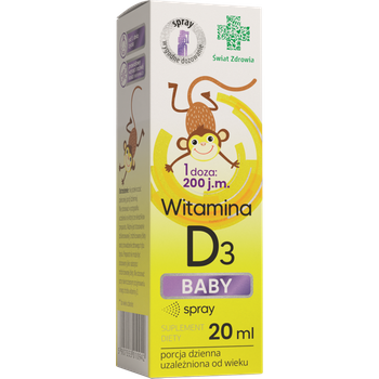 Witamina D3 Baby spray, 20 ml