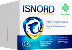 ISNORD OLEJ Z WĄTROBY REKINA 120 KAPSUŁEK