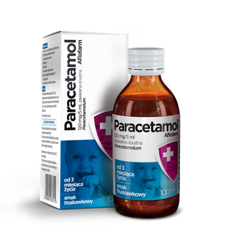 Paracetamol Aflofarm 120mg/5ml, zawiesina 100 ml