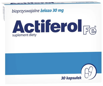Actiferol Fe 30 mg 30 kapsułek otwieranych