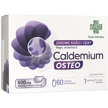 Caldemium OSTEO ZDROWE ZĘBY I KOŚCI 60 tabletek powlekanych