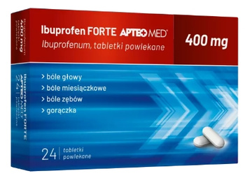 Ibuprofen FORTE APTEO MED 400 mg 24 tabletki