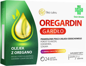 OREGARDIN 24 pastylki do ssania