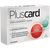 Pluscard, 100 mg + 40 mg, 60 tabletek