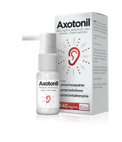 Axotonil, 440 mg/mL aerozol do uszu roztwór 10 ml