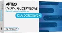 Czopki Glicerynowe Apteo, 2500 mg, 10 czopków