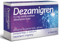 Dezamigren, 12,5 mg, tabletki powlekane 6 szt