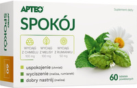 Spokój Apteo 60 tabletek chmiel melisa rumianek