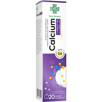 Calcium z kwercetyną i wyciągiem z bzu, 20 tabletek musujących