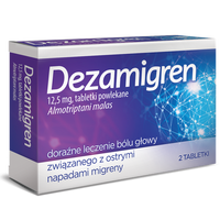Dezamigren, 12,5 mg, tabletki powlekane 2 szt