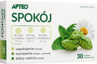 Spokój Apteo 30 tabletek chmiel melisa rumianek
