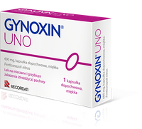 Gynoxin Uno, 600 mg, 1 kapsułka dopochwowa, miękka