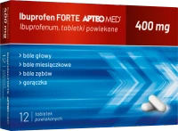 Ibuprofen FORTE APTEO MED, 400 mg, 12 tabletek powlekanych