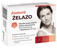 FEMINOVIT ŻELAZO 30 TABLETEK