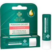 Pomadka do ust Pielęgnacja olej z pestek malin olej z nasion maku wosk