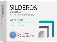 SILDEROS, 25 mg, 8 tabletek powlekanych