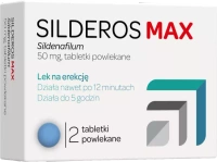SILDEROS MAX, 50 mg, 2 tabletki powlekane