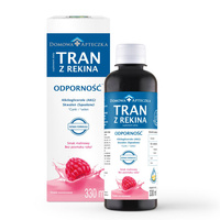Tran z rekina smak malinowy 330 ml (NF)