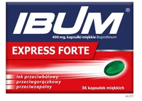 Ibum Express Forte  400 mg, 36 kapsułek miękkich