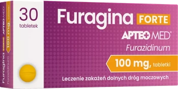 Furagina FORTE APTEO MED, 100 mg, 30 tabletek