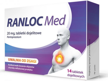 Ranloc Med, 20 mg, 14 tabletek dojelitowych
