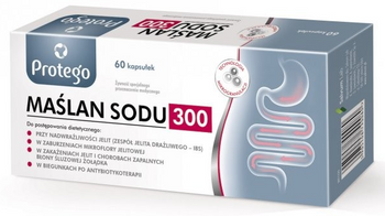 Protego Maślan Sodu 300 mg 60 kapsułek