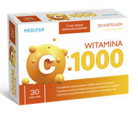 WITAMINA C 1000 MG 30 kapsułek MEDiFAR