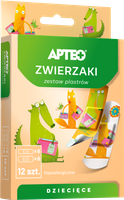 Apteo Zwierzaki plastry dla dzieci, 12 sztuk