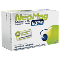 NeoMag stres Magnez + B6 + Melisa + Chmiel 50 tabletek