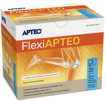 FlexiAPTEO o smaku porzeczkowo-żurawinowym 30 saszetek