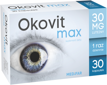 Okovit MAX 30 kapsułek 30 mg luteiny MEDiFAR