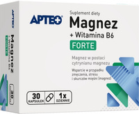 Magnez + Witamina B6 FORTE APTEO 30 kapsułek
