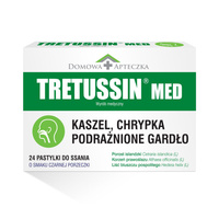 Tretussin MED pastylki do ssania 24 szt.