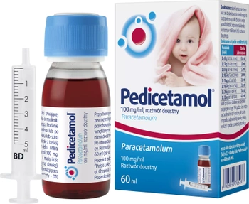 Pedicetamol, 100 mg/ml roztwór doustny 60 ml