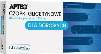 Czopki Glicerynowe Apteo, 2500 mg, 10 czopków