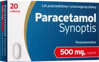 Paracetamol Synoptis, 500 mg, 20 tabletek