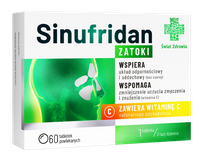 SINUFRIDAN ZATOKI 60 TABLETEK