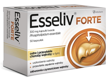 Esseliv Forte 300 mg 50 kapsułek