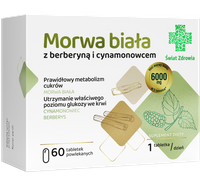 MORWA BIAŁA Z BERBERYNĄ I CYNAMONOWCEM 60 tabletek