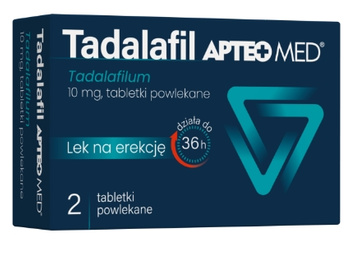 Tadalafil APTEO MED 10 mg 2 tabletki powlekane
