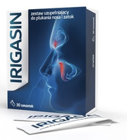 Irigasin Zestaw uzupełniający do płukania nosa i zatok 30 saszetek od 4 lat