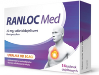 Ranloc Med, 20 mg, 14 tabletek dojelitowych