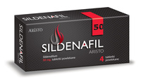 Sildenafil Aristo, 50 mg, tabletki powlekane, 4 tabletki